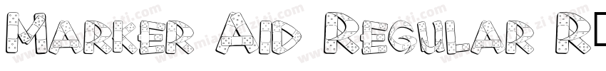 Marker Aid Regular R字体转换